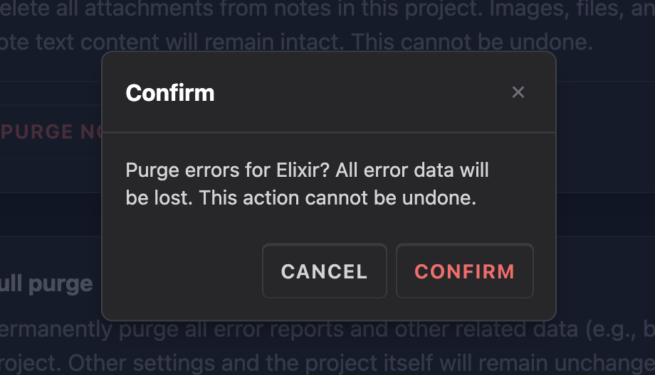 Custom confirm dialog