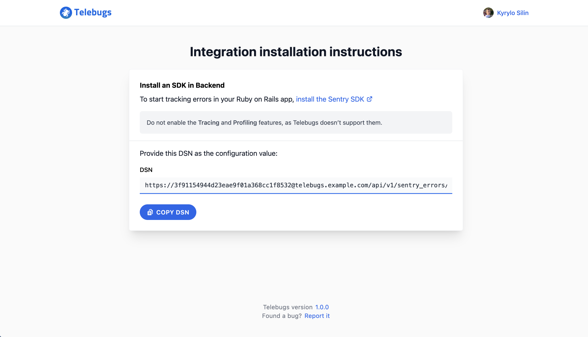 Integration installation instructions